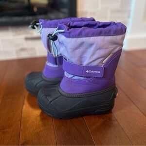 Columbia Kids Heavyweight Waterproof Snow Boots, Size 11 Toddler.